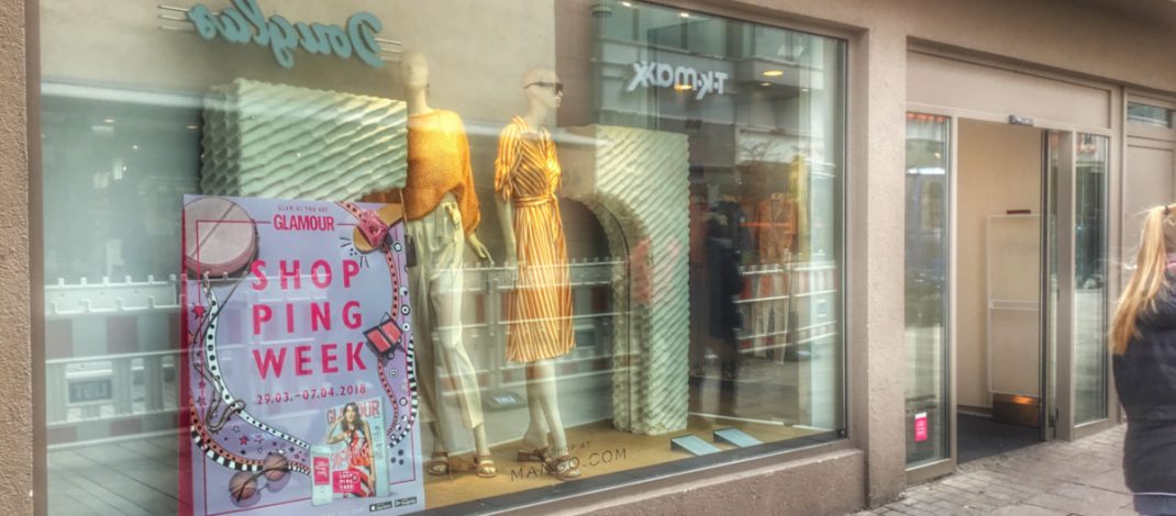 Mango - ein Store in Reutlingen, der an der GLAMOUR Shopping Week teilnimmt.